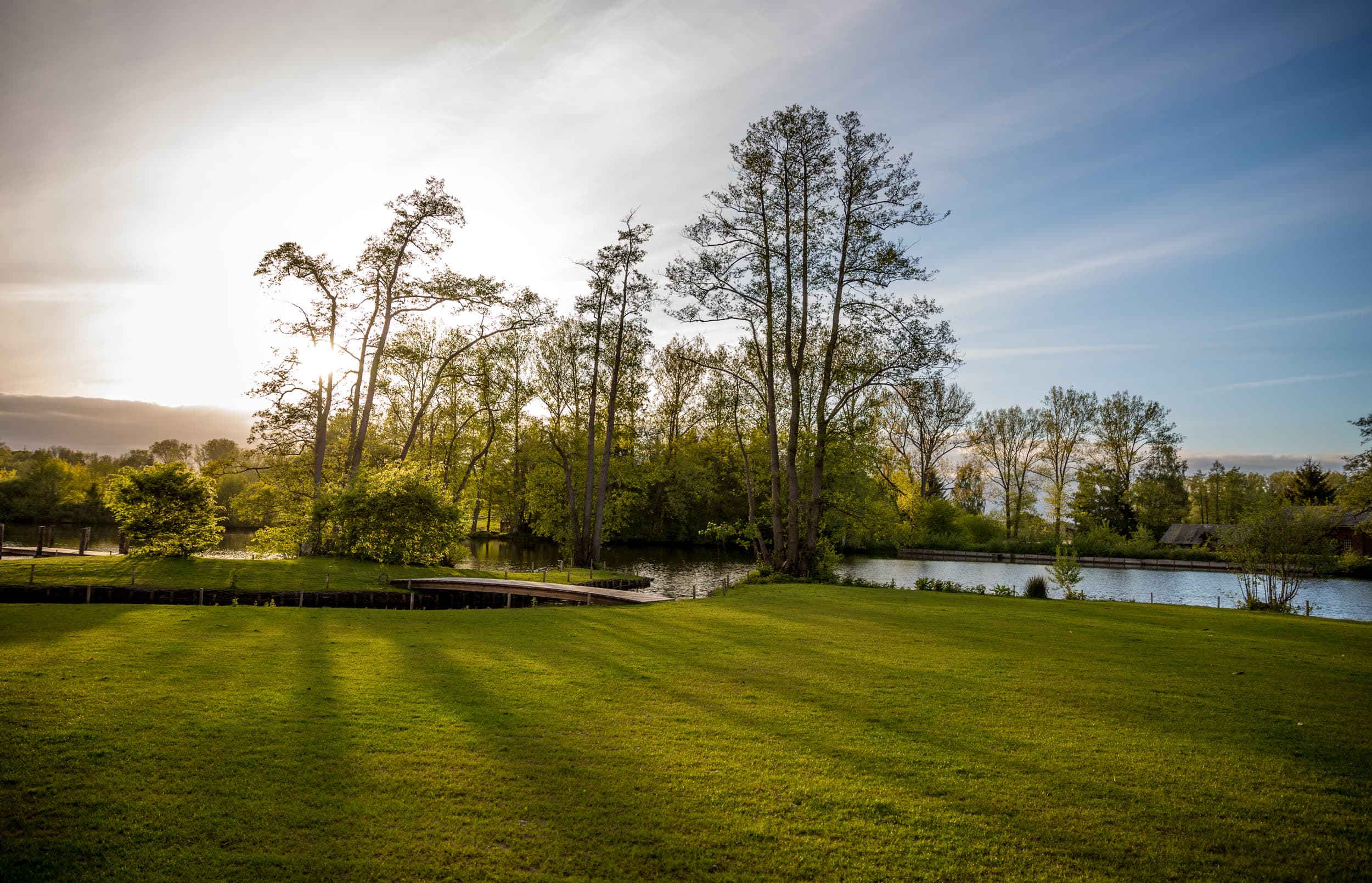 Mühlenteich in der goldenen Stunde